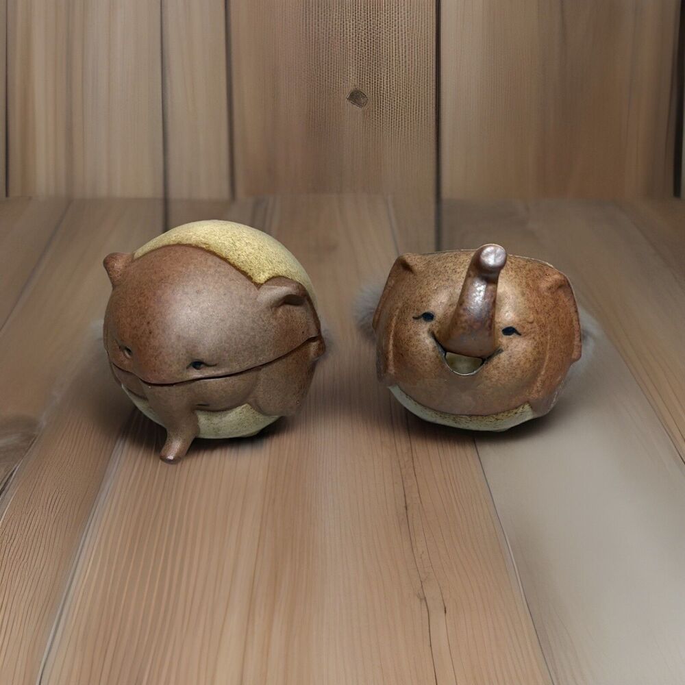 UCTCI Japan Vintage Elephant Sugar & Cream Dish